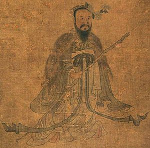 Portrait of Qu Yuan by Chen Hongshou (17th century)