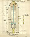 RML 12.5in Studded Shrapnel Shell with Attached Gas-check Mk II