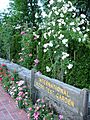 Rose Test Garden Sign