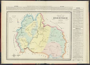 Roxburgh NSW county map 1872