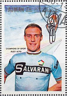 Rudi Altig 1969 Ajman stamp