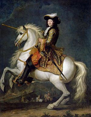 Ruiterportret Lodewijk XIV