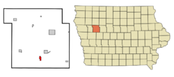 Location of Wall Lake, Iowa