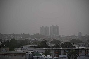 Sahara Dust over Puerto Rico