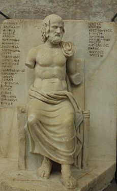 Seated Euripides Louvre Ma343