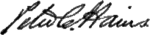 Signature of Peter Conover Hains (1840–1921).png