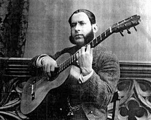Silverio Franconetti with guitar
