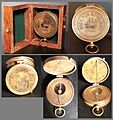 Sir Lord Kelvin Mariner's Compass with Sun Dial