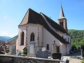 The church of Saint-Jean-Baptiste at Soultzbach-les-Bains