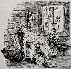 Starvation image from Fäderneslandet 1867