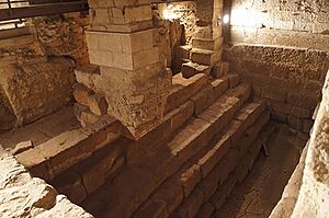The Jewish ritual bath of Llerida, Spain
