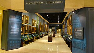 The Kentucky Hall of Governors in the Thomas D. Clark Center for Kentucky History in Frankfort, Kentucky