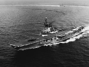 USS Midway (CVA-41) operating in the South China Sea in October 1965