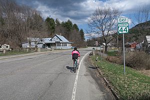 Vermont Route 44 eastbound
