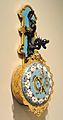 Wall Clock, c. 1880, probably made by Escalier de Cristal, Paris, bronze and enamel - Art Institute of Chicago - DSC09884
