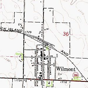 Wilmont Topo Map