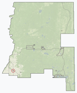 Location in Northern Sunrise County