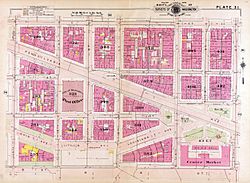 1909 map of Downtown Washington, D.C.