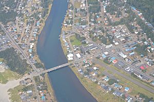 Aerial view of Pacific City