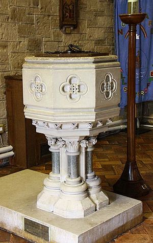 All Saints, Roffey, Sussex - Font - geograph.org.uk - 1506328