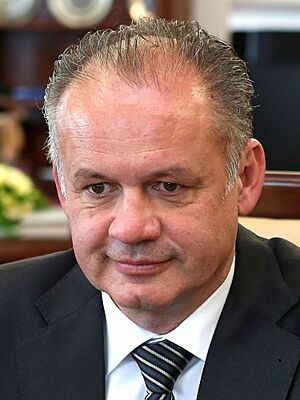 Andrej Kiska in Senate of Poland (cropped 1)