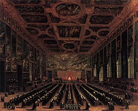 Antonio Diziani - The Sala del Maggior Consiglio, Doge's Palace - WGA06352