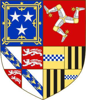 Arms of John Murray, 4th Duke of Atholl