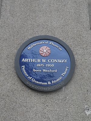 Arthur W Conway plaque