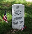 Audie Murphy grave - Arlington National Cemetery - 2011
