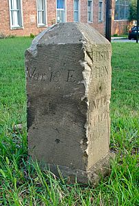 Boundary Stone (District of Columbia) SE 6 (view from west)