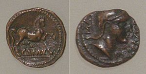 Bronze coins of Cunobelin 1 to 42 CE