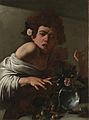 Caravaggio - Boy Bitten by a Lizard