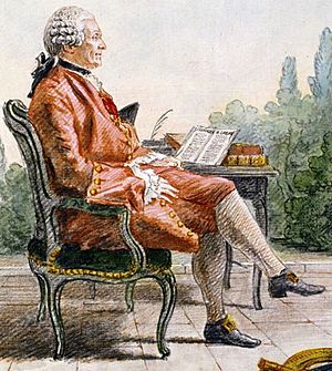 Carmontelle, Monsieur de la Condamine (1760, détail)