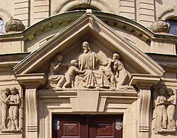Christus Portal der Christuskirche in Mannheim
