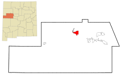 Location of Grants, New Mexico