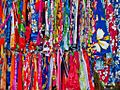Colourful Skirts at Seychelles Market