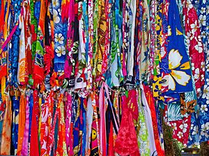 Colourful Skirts at Seychelles Market