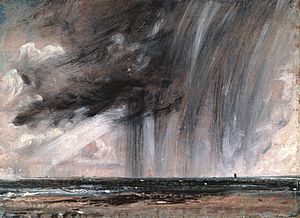 Constable - Seascape Study with Rain Cloud