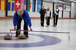 Curling metering