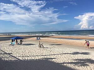 Daytona Beach looking north near Ormond Beach border