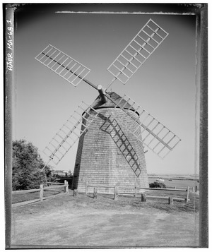 EXTERIOR - Judah Baker Windmill, Yarmouth, Barnstable County, MA HAER MASS,1-YARM,2-1