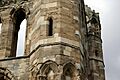 Elgin Cathedral east gable new blockwork