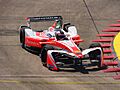 Felix Rosenqvist (Mahindra Racing) at 2017 Berlin ePrix