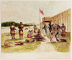 Fort Nez Perces Trading 1841