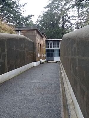 Fort Rodd Hill searchlight engine room