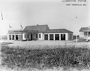 Fort fairfield border station 1934