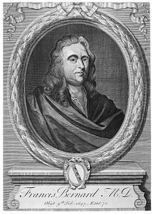 Francis Bernard (1627-1697), medical doctor Wellcome M0010333