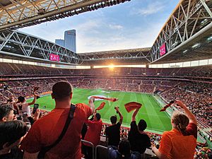 Galatasaray Nef Stadium before match 2022