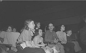Girls at a Garneau show in 1950.