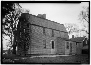 Historic American Buildings Survey Allen L. Hubbard, Photographer March 31, 1936 VIEW FROM SOUTH WEST (exterior) - Tate House, 158 Westbrook Street, Stroudwater, Cumberland County HABS ME,3-STROWA,1-3